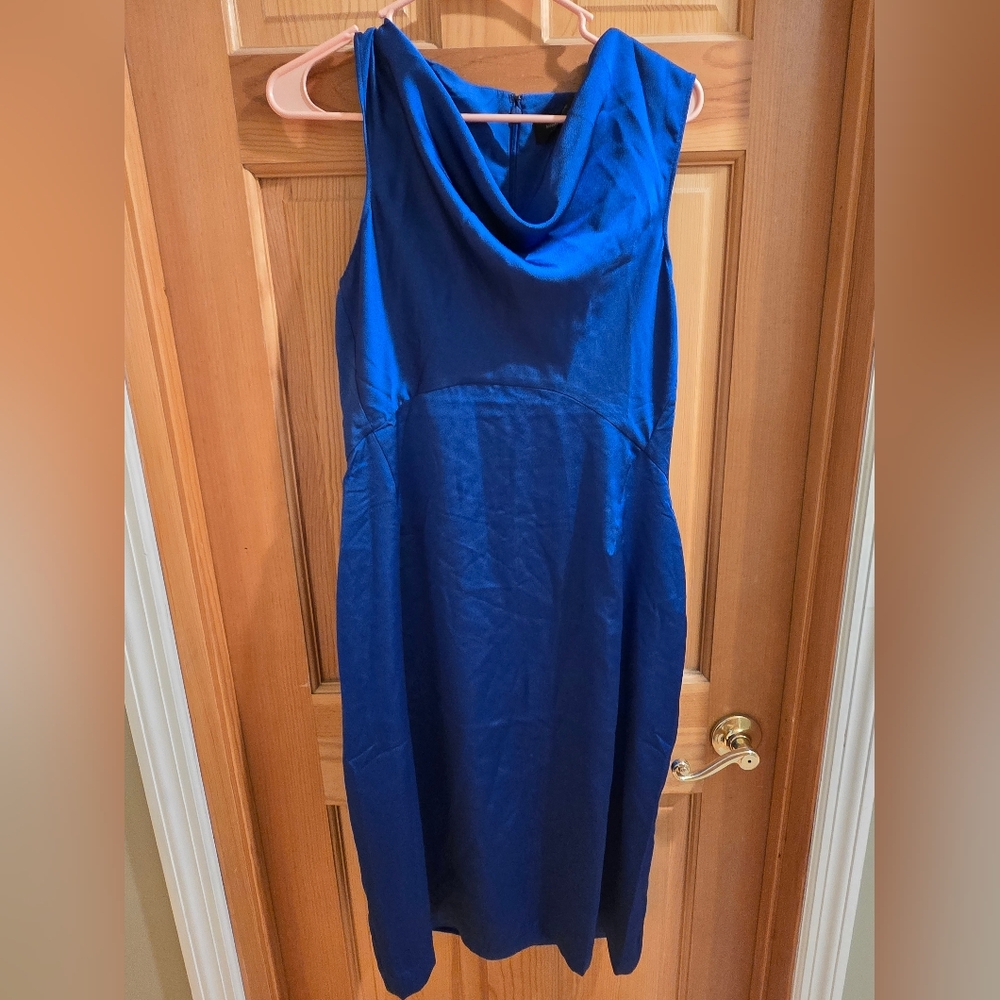 Banana Republic Factory Blue Midi Dress